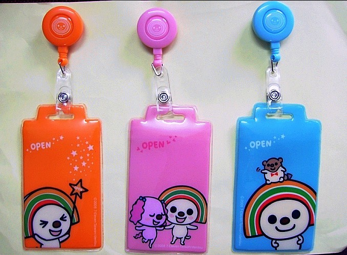 Azo Free Yoyo Id Card Holder , Retractable Badge Reels For Work Cards