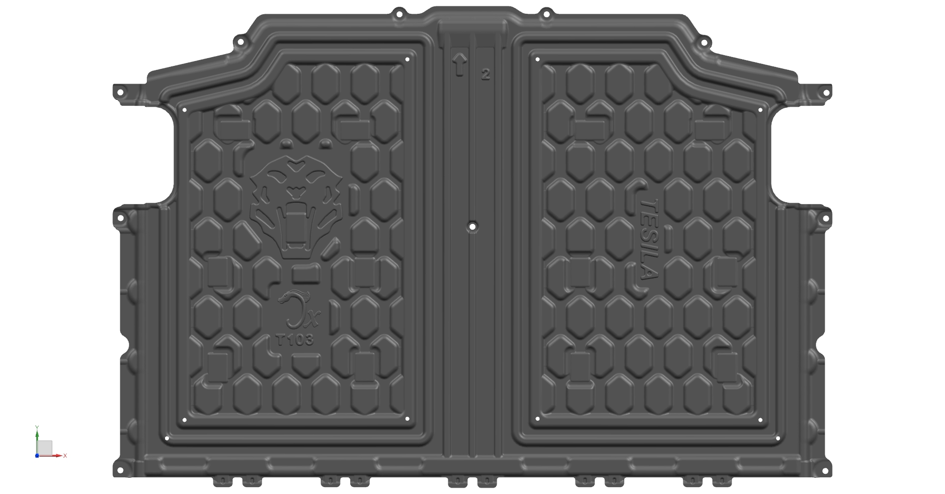 4x4 Toyota Tundra Skid Plate Black Painted Engine Protection