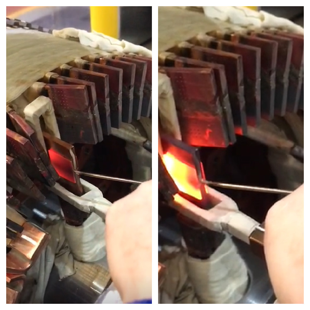 High Frequency Portable Induction Heating Machine 40kw Induction Heating Equipment