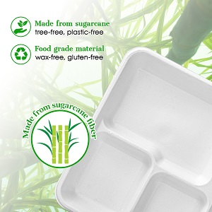 5-compartment plates