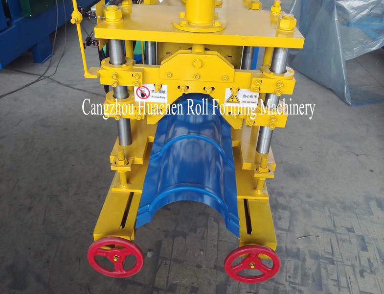 Steel Plate Make Ridge Cap tile Machine Ridge Cap Cold Roll forming Machine