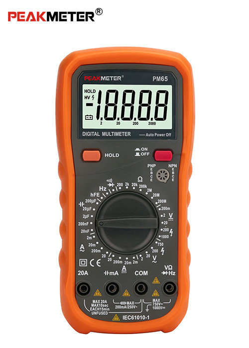 High Performance AC&DC voltage current Auto rang Digital Multimeter Data Hold Auto Power Off Meter