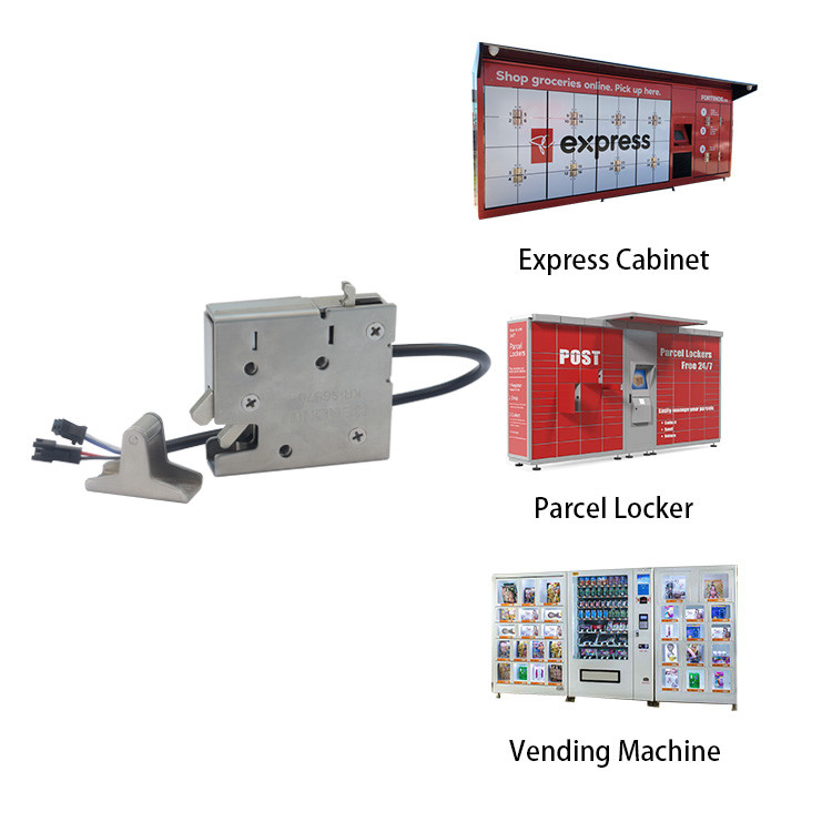 12V Automatic Magnetic Electronic Rotary Latch Stainless Steel Cabinet Locker Lock