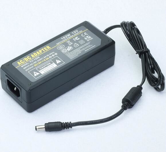 12V 5A CCTV Power Supplies , AC DC Led Power Supply Charger 60 Watt Transformer