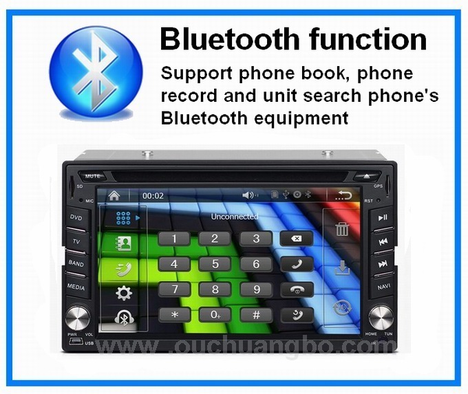 Ouchuangbo Nissan Sunny /Navara /Micra car stereo with radio TV bluetooth mp4 player OCB-2613