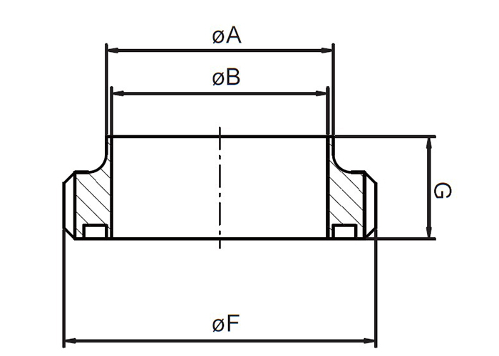 Dimension of Sanitary SMS Union -SMS Welding Male-W – Sanitary Fitting