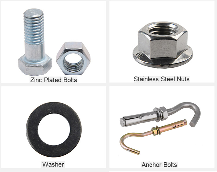 Auto Part Trailer High Strength 316 Stainless Steel Square U Bolt With Plain Finish