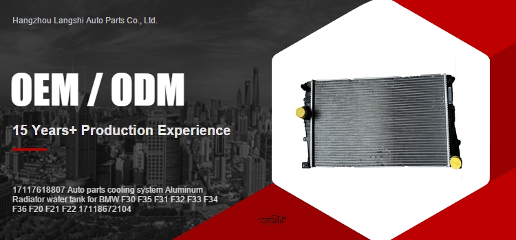 Aluminum Radiator Water Tank for BMW F30 F35 F31 F32 F33 F34 F36 F20 F21 F22 2014- Engine 335 i xDrive