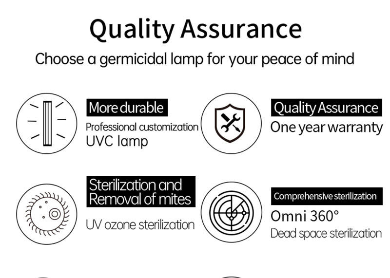 Leather Disinfection Bag UVC UV Sterilizer Lamp