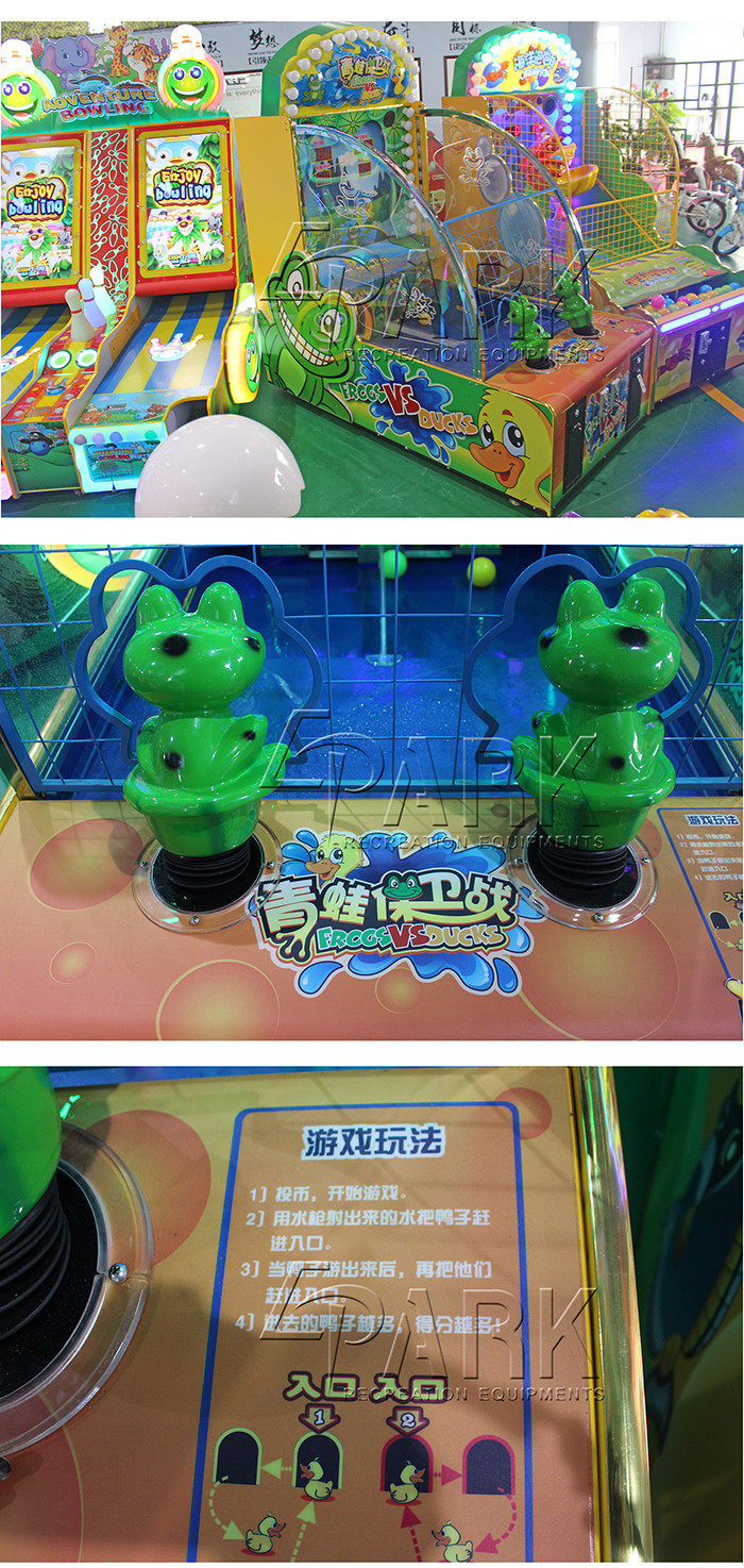 Hardware Material Shooting Arcade Machines Frogs Vs Ducks II Simulator Game