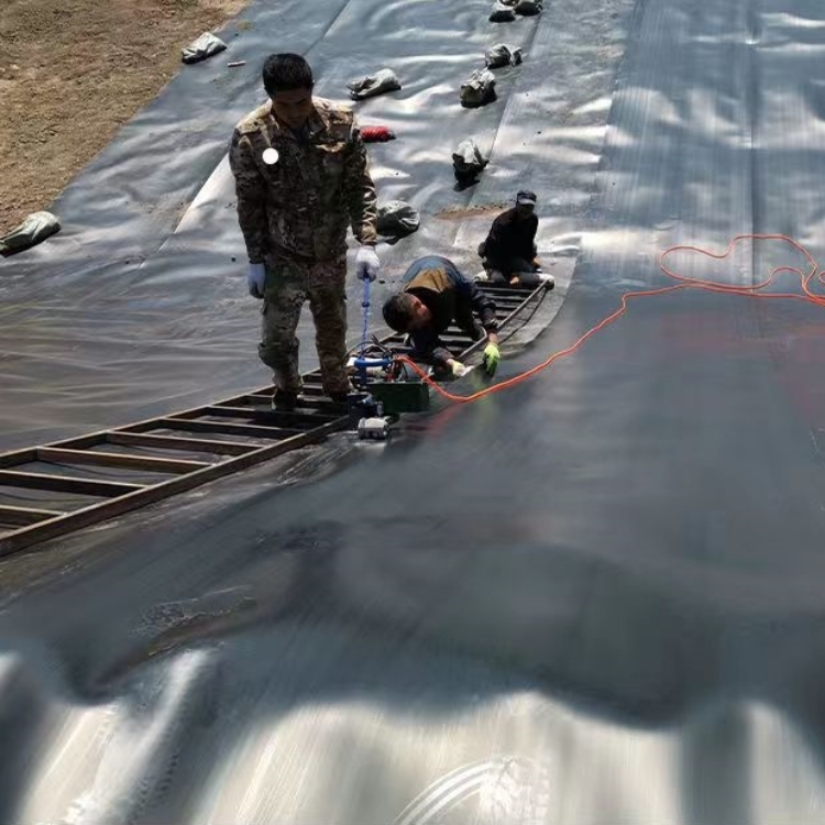 HDPE Geomembrane Fish Pond Liner 0.5mm 1mm 2mm for Modern Landfill Sites Design Style
