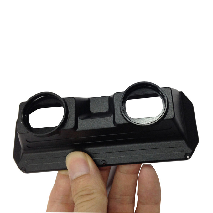 Black Anodized Aluminum Cnc Milling Metal Plate Parts Housing Of Night Vision Equipment