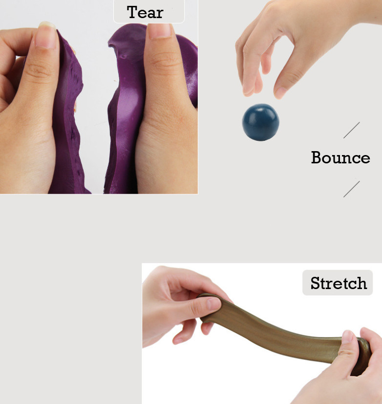 Magnetic Hand Gum Putty Slime Eco-friendly Non-toxic Playdough Plasticine Clay Kids Children DIY Toys