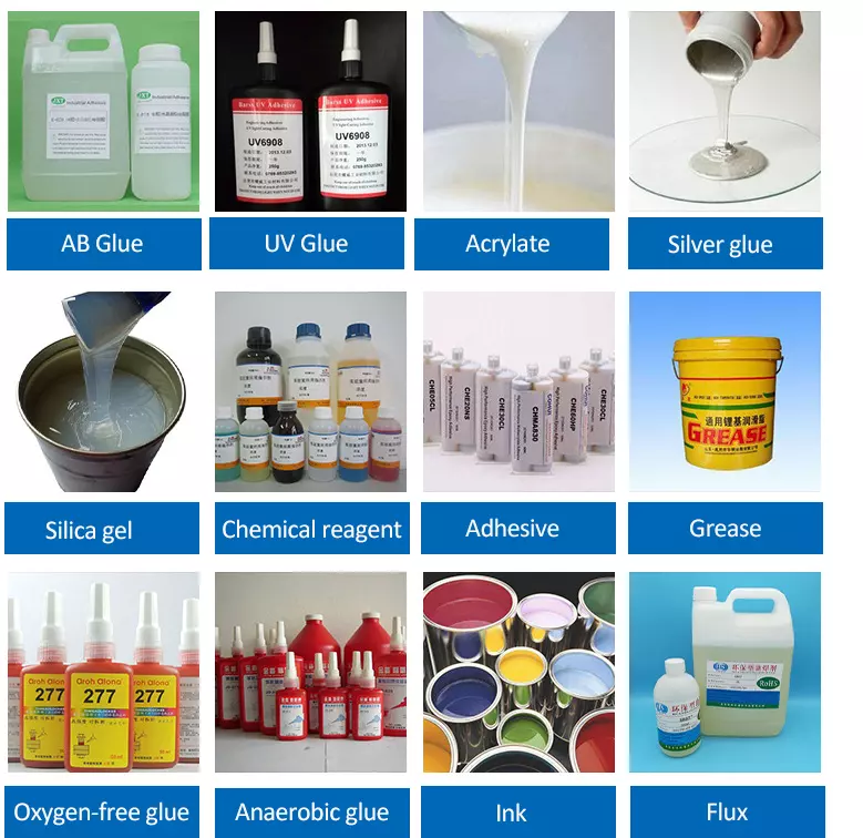 Epoxy PU Dispensing Machine 3D Sticker Epoxies Doming Machine High Efficiency Manufacturing Production Line