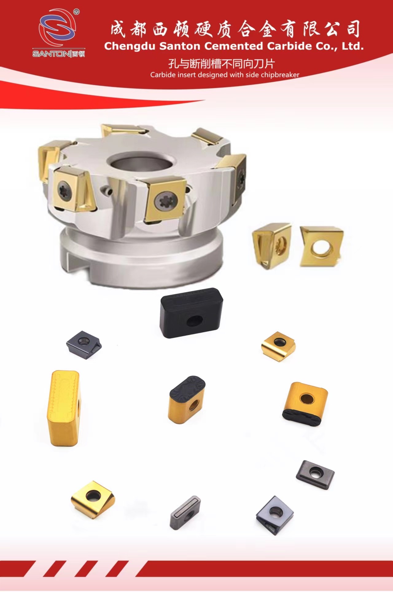 Coated Or Uncoated YT14 CNC Machine Inserts Plastic Deformation Cemented Carbide Inserts