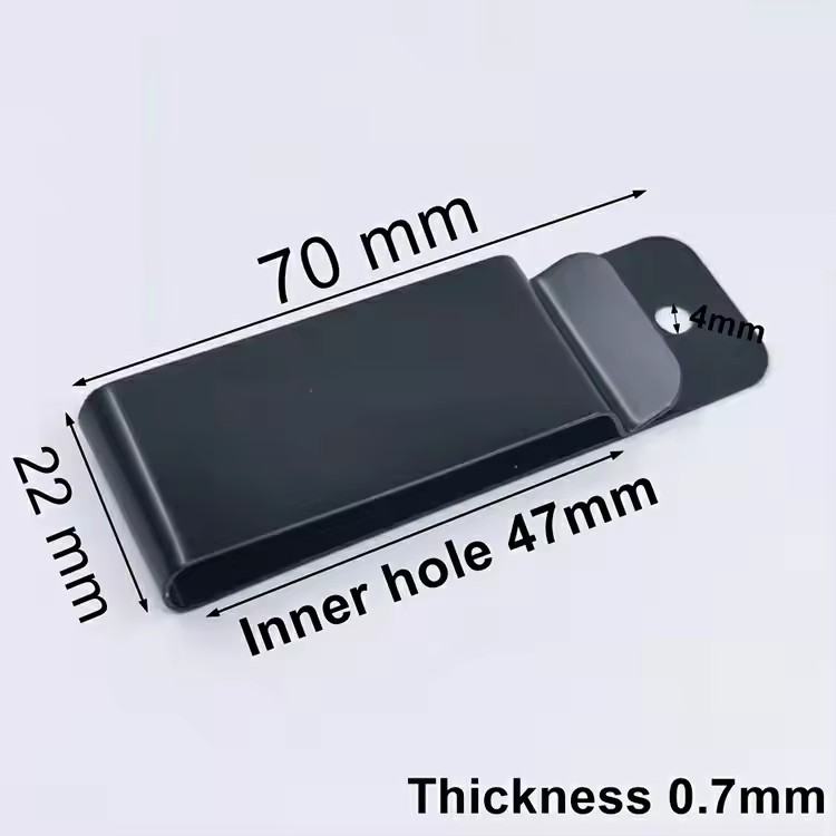 CNC Machining Metal Money Clip Belt Clip U Shaped Spring Clip