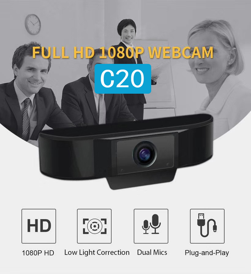 webcam network USB computer camera 1080P high-definition conference microphone beauty live online class