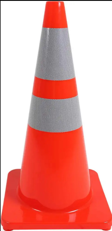 700mm PVC Red Road Safety High luminance Reflective Traffic Cone