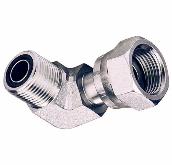 Factory High Pressure Hydraulic Elbow Fitting Carbon Steel 90 Degree Elbow Adapter Female Hydraulic Swivel Elbow Fitting