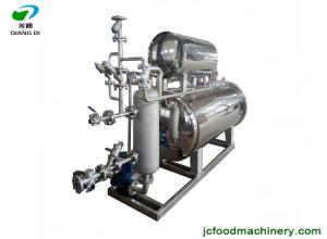Buy cheap industrial automatic glass pet pp bottle fruit juice autoclave machine with steam spraying sterilization method product