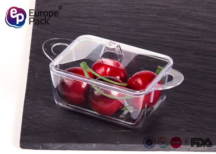 Party Disposable Dessert Dishes Ps Transparent Disposable Plastic Bowls