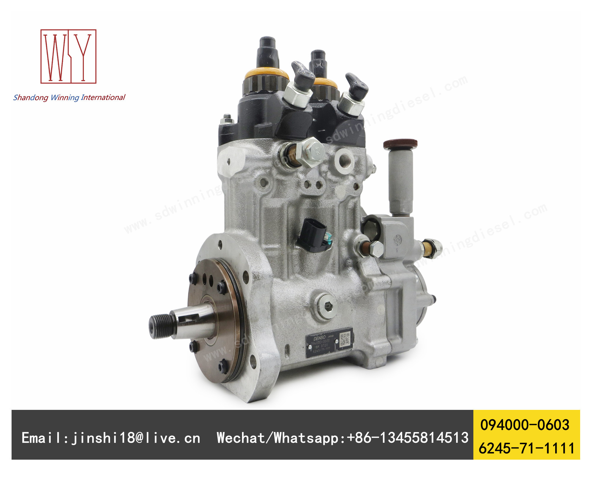 GENUINE AND BRAND NEW DIESEL FUEL PUMP 094000-0603, 6245-71-1111 FOR 6D 170 ENGINE