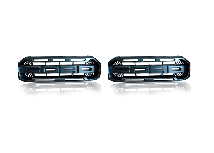 4X4 ABS Plastic Car Front Grill 100% Fitment For Ford Ranger T6 T7 T8 Wildtrak