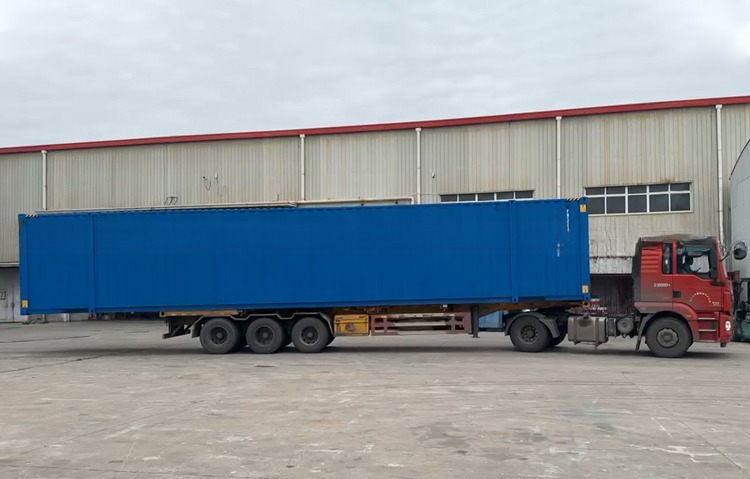 108 CBM Capacity Double End Door 6mm Steel Floor 2591mm Wide Trailer and Rail Way 53ft Length 53 Feet Shipping Container