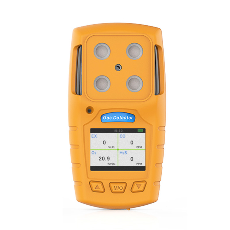 4 In 1 H2s Portable Gas Detector With Usb Charger Visual Alarm