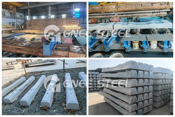 Customized Concrete Railway Sleepers And Rail Fasteners For Railway Fastening System
