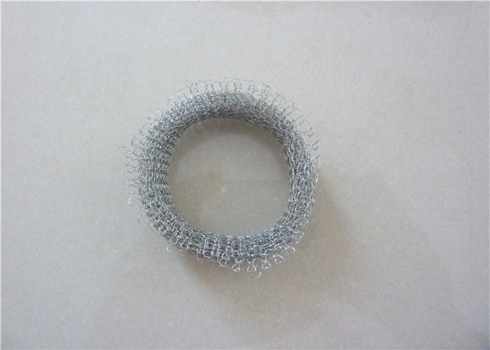 Stainless Steel Knitted Wire Mesh 0.08mm - 0.5 mm Dia OEM Kettle Filter Screen