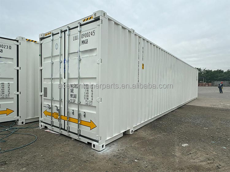 48ft High Cube Dry Cargo Shipping Containers Max Gross Weight 30480KGS Allowable Stacking Weight 192000KGS Corten Steel