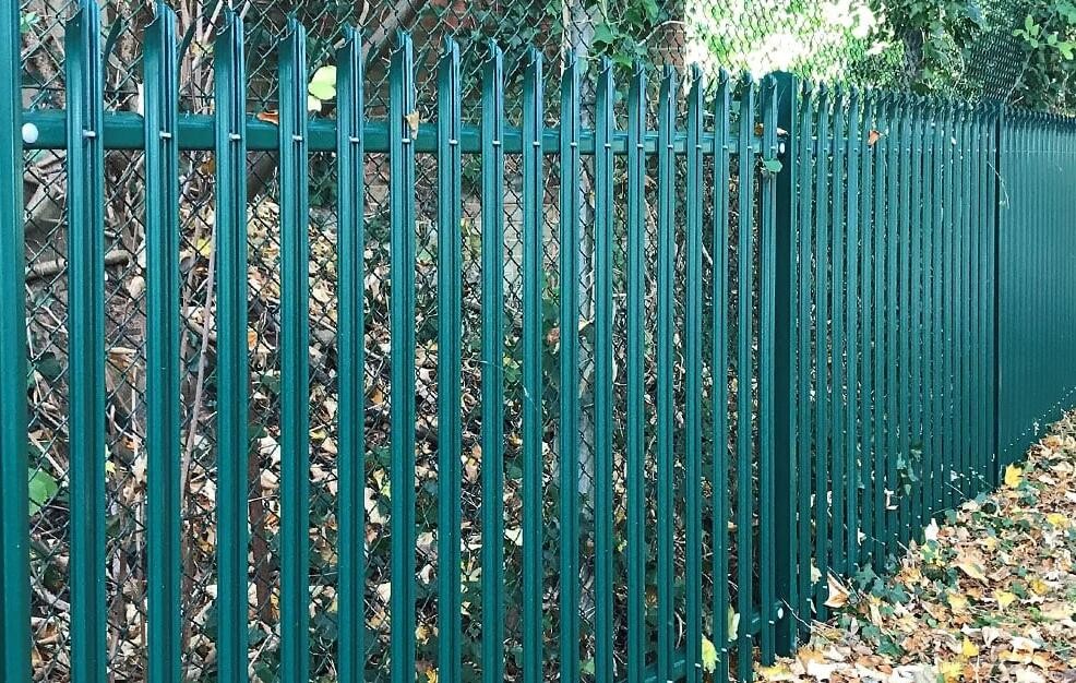 Anti Rust 6ft Galvanized Steel Palisade Fencing with D Section