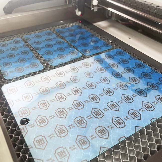 40w Daqin Engraving Screen Protector Laser Cutting Machine Water Cooling