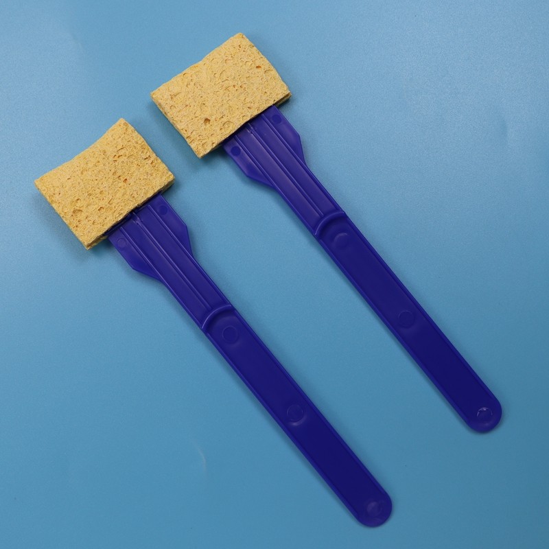 High Absorbency Environmental Surface Sampling Foam Swabs Cellulose Stick Mounted Sponge Swab for Laboratory