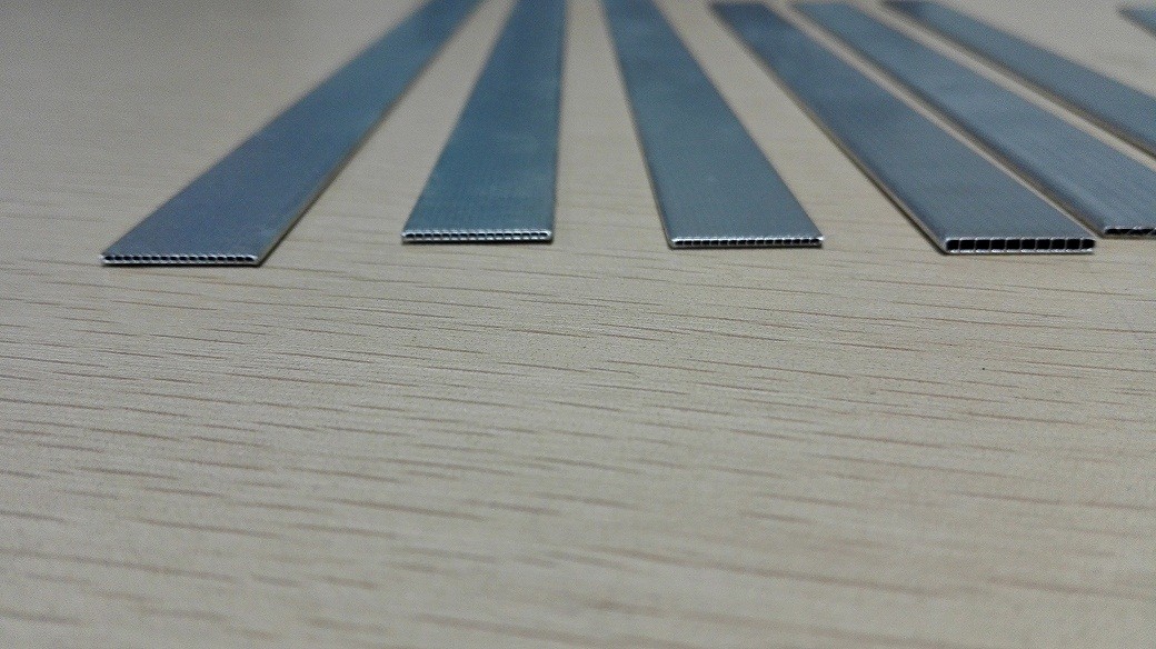 3003 / 3102 Heat Exchanger Aluminum Extruded Tubing with Flat Oval Shape For Radiators