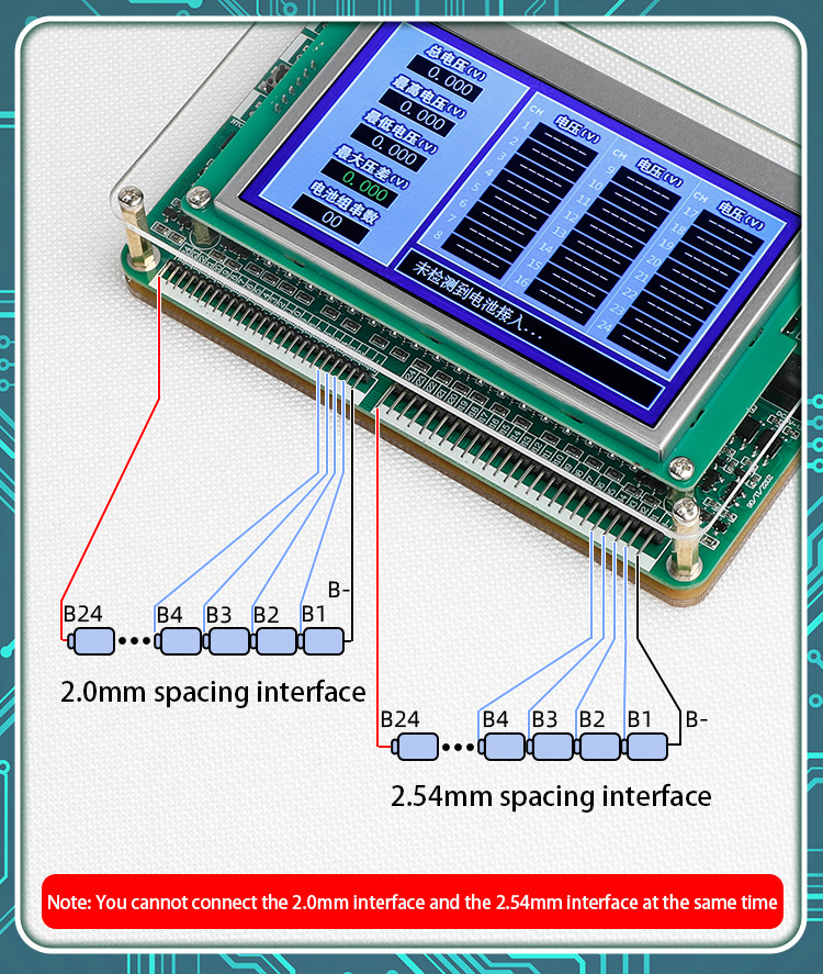 1S - 24S Battery Repair Machine Lithium Battery string Voltage Measuring Instrument