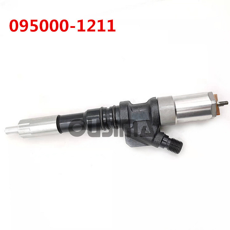 095000-1211 Common Rail Injector For Komatsu PC400-7 PC450-7 S6D125 Excavator Engine Parts