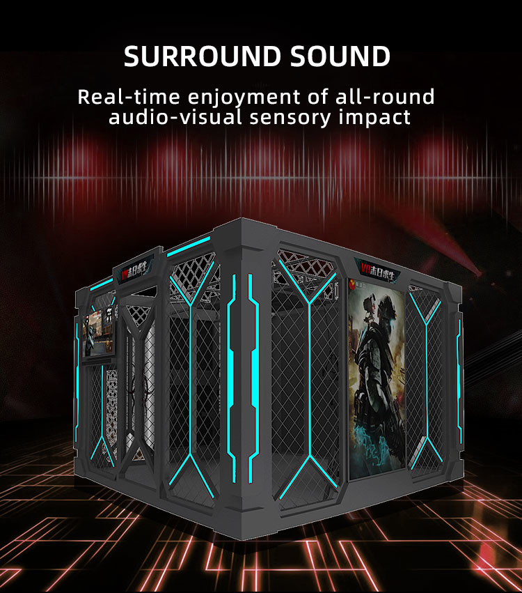 Fiberglass VR Zombie Game 9d VR Shooting Simulator Virtual Reality Play Station
