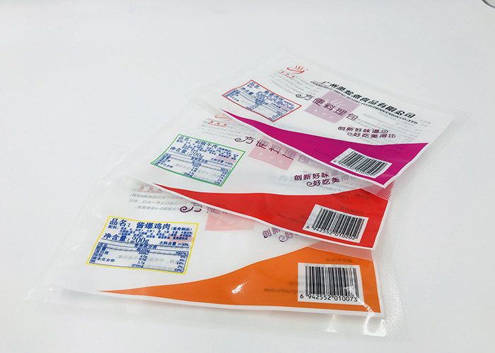Temperature Resistance Retort Pouch Packaging , PA / PE Liquid Pouch Packaging