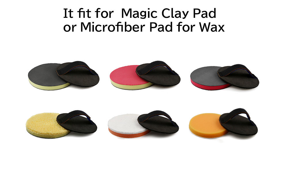 Pink Red Clay Pad For Polisher Clay Buffing Pad For Car Washing