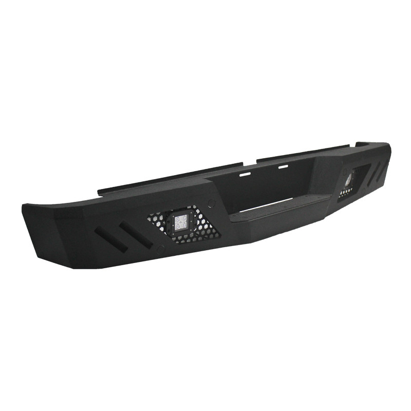 Powder Coated Black Steel Rear Bumper Guard For Toyota Hilux REVO