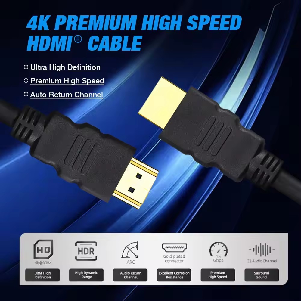 Ultra Long-Distance HDMI Fiber Optic Cable - 100m 8K HDR Support