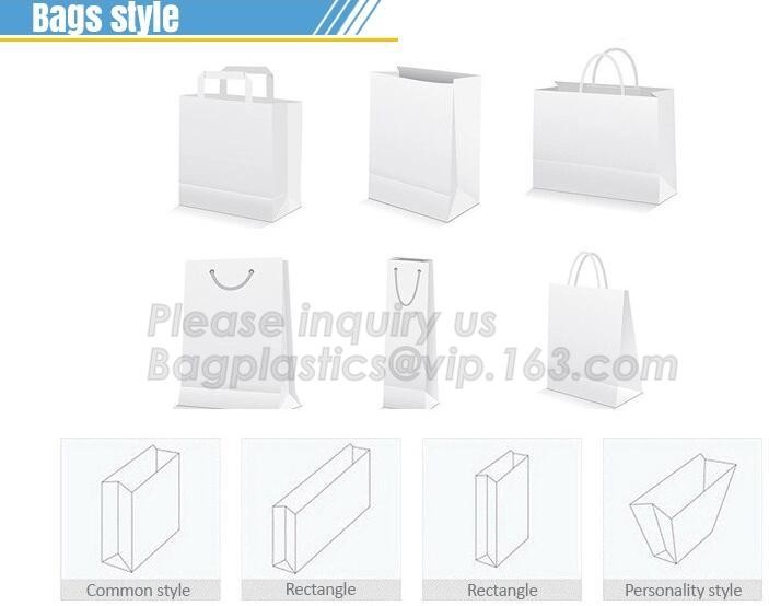 Printed Luxury Eco Retail Packaging Twisted Paper Handle Shopping Bag With Logo