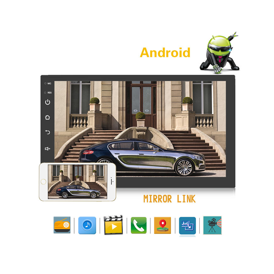 9 inch Android 8.1 Car DVD Stereo Player with Reversing Camera for VW Universal