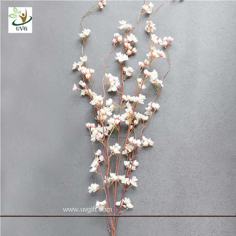 UVG CHR147 Unique wedding favors branch centerpieces in pink artificial cherry flowers for tables