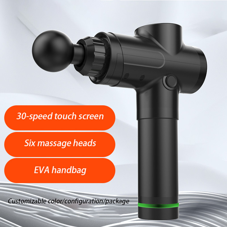 30 Speed Handheld Body Deep Muscle Massager with 6 Heads