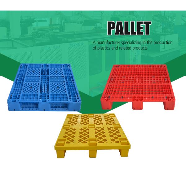 Ground Stackable Lightweight Plastic Pallets 48X40 High Impact Strength Cyclic Utilization