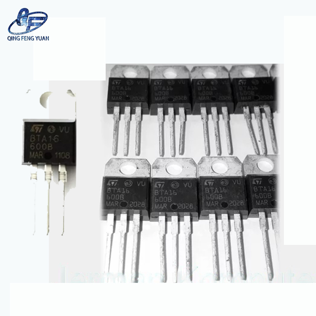 AC Power Control Triac BTA16-600BWRG Gate Controllable TO-220 16A Continuous Current 600V Bidirectional Control