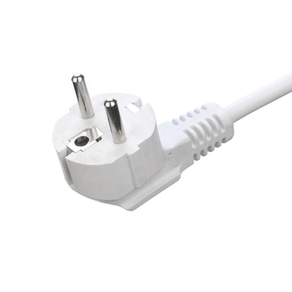 White Waterproof 3 Prong H05VV-F/H05RR-F/H05RN-F 3x1.5MM2 Extension Cable VDE Approved Perfect for Consumer Electronics